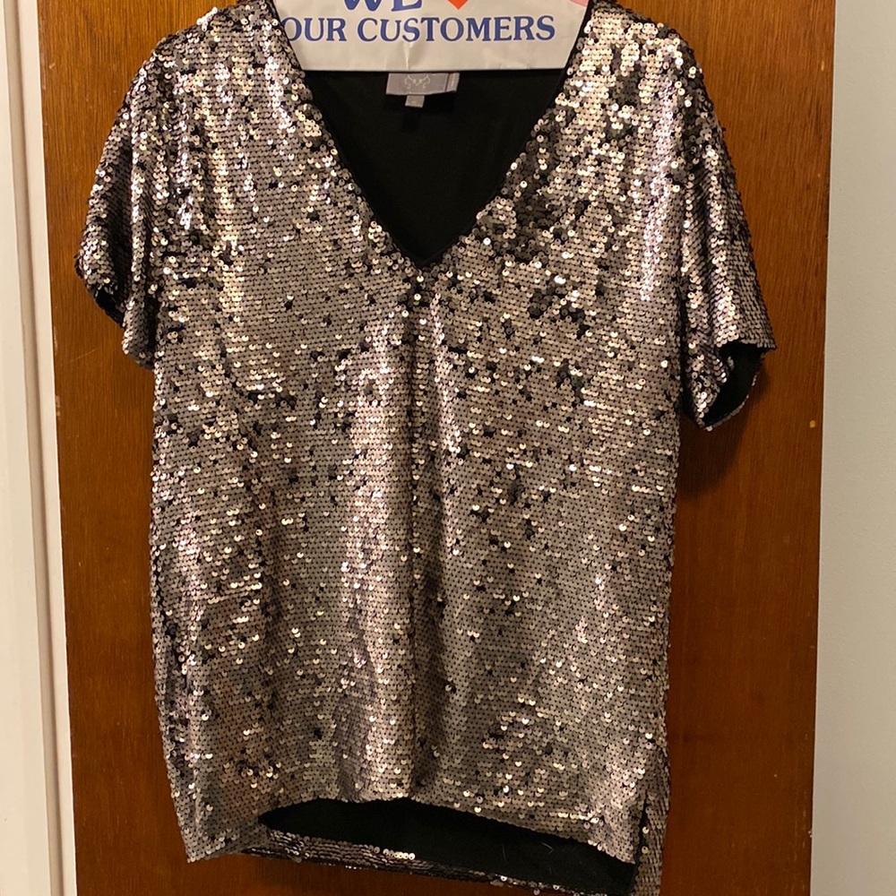 Vanessa Virginia XS Sequins Top